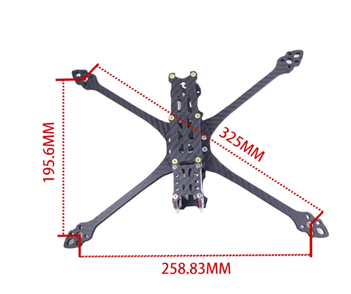 Châssis de voiture RC en fibre - Geprc Rad Vtx 5.8G 2.5W avis et prix